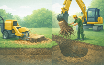 Stump Grinding VS Removal: What’s The Difference?